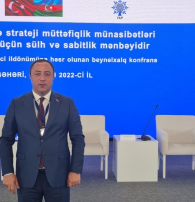    AY Partiya Başqanı Şuşa Bəyannaməsinə həsr olunmuş beynəlxalq konfransa qatılıb