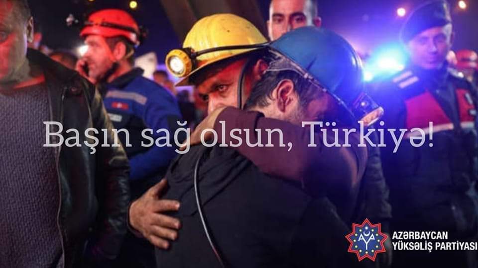 AY Partiya Başqanın da Türkiyəyə başsağlığı